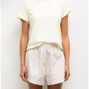 NWT LESET Margot Yellow Tee